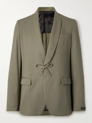 Shinji Lyocell and Cotton-Blend Suit Jacket Shinji Lyocell and Cotton-Blend Suit Jacket