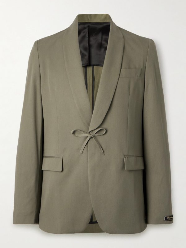 Shinji Lyocell and Cotton-Blend Suit Jacket Shinji Lyocell and Cotton-Blend Suit Jacket