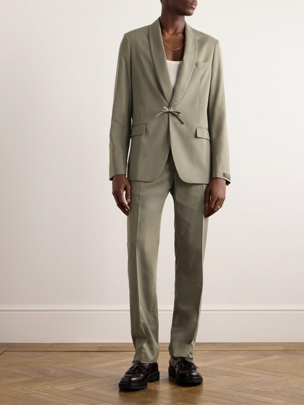 Shinji Lyocell and Cotton-Blend Suit Jacket - OU Shinji Lyocell and Cotton-Blend Suit Jacket - OU