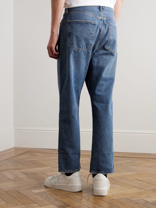 90's Straight-Leg Distressed Jeans - BK