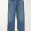 90's Straight-Leg Distressed Jeans