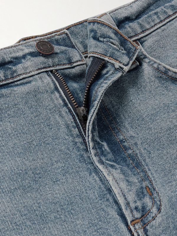 Curtis Slim-Fit Straight-Leg Distressed Jeans - E1