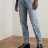 Curtis Slim-Fit Straight-Leg Distressed Jeans - FR