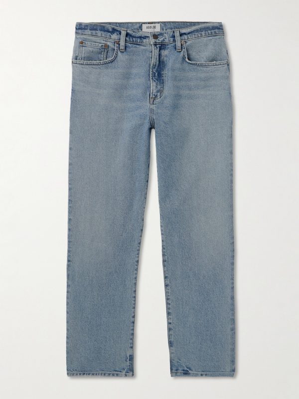 Curtis Slim-Fit Straight-Leg Distressed Jeans