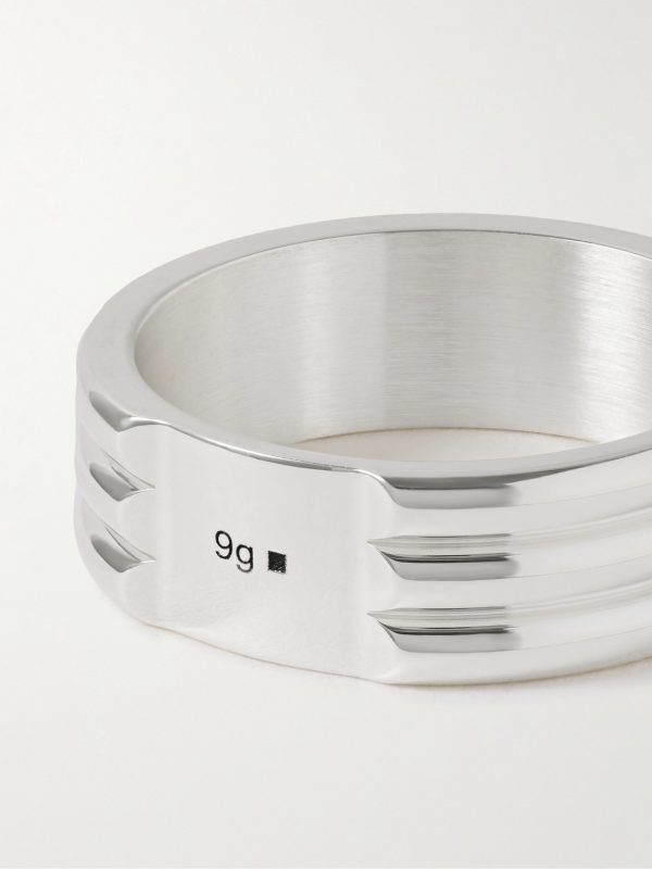 Godron 9g Recycled Sterling Silver Ring - CU Godron 9g Recycled Sterling Silver Ring - CU