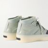 + Fear of God Athletics One Model Rubber and Scuba-Trimmed Stretch-Knit Sneakers - BK