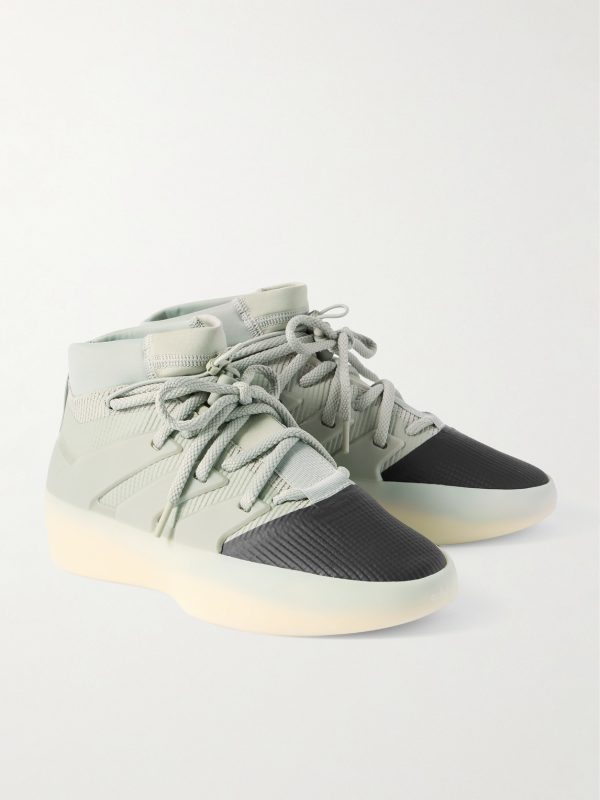 + Fear of God Athletics One Model Rubber and Scuba-Trimmed Stretch-Knit Sneakers - FR