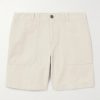 Straight-Leg Cotton and Linen-Blend Cargo Shorts Straight-Leg Cotton and Linen-Blend Cargo Shorts