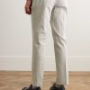 Golf Samuel Tapered Checked Cotton-Blend Seersucker Trousers - BK Golf Samuel Tapered Checked Cotton-Blend Seersucker Trousers - BK