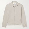 Golf Gingham Cotton-Blend Seersucker Blouson Jacket