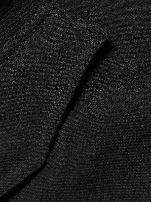 Cotton and Linen-Blend Bomber Jacket - E1 Cotton and Linen-Blend Bomber Jacket - E1