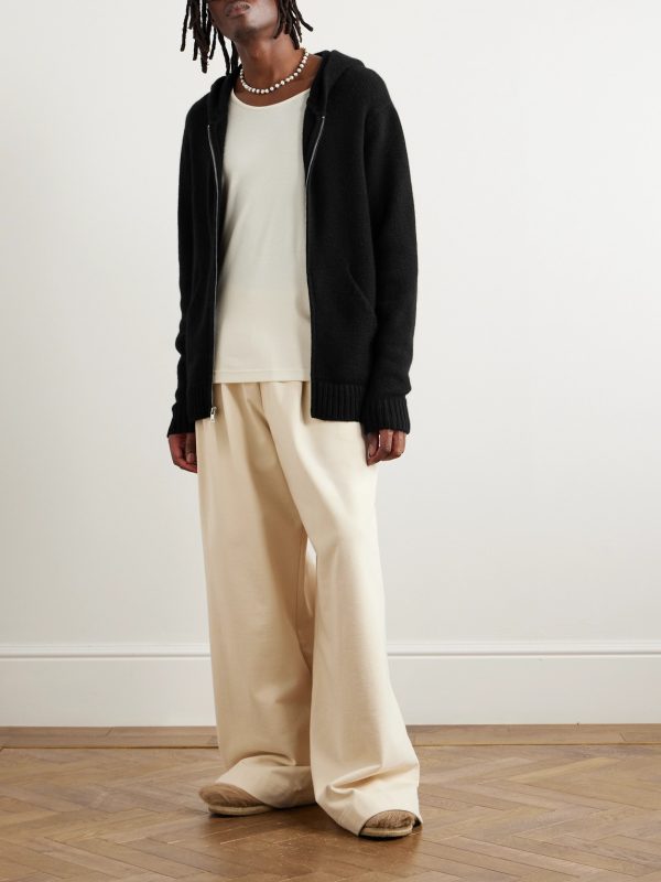 Cashmere Zip-Up Hoodie - OU Cashmere Zip-Up Hoodie - OU