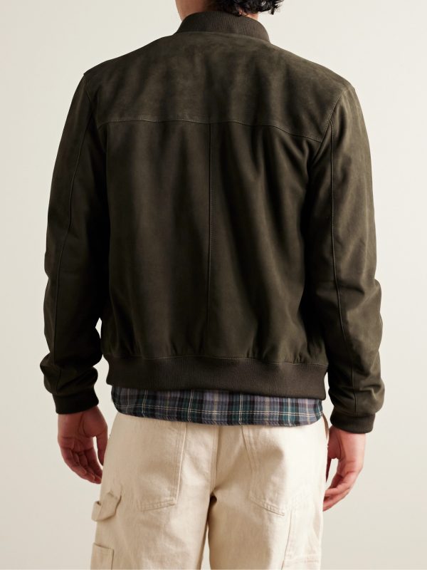 Suede Bomber Jacket - BK