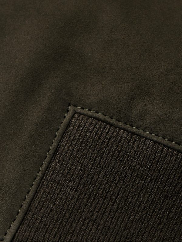Suede Bomber Jacket - E1
