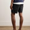 Straight-Leg Cotton and Linen-Blend Cargo Shorts - BK