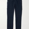 Samuel Straight-Leg Garment-Dyed Cotton and Linen-Blend Twill Cargo Trousers Samuel Straight-Leg Garment-Dyed Cotton and Linen-Blend Twill Cargo Trousers