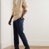 Samuel Straight-Leg Garment-Dyed Cotton and Linen-Blend Twill Cargo Trousers - OU Samuel Straight-Leg Garment-Dyed Cotton and Linen-Blend Twill Cargo Trousers - OU