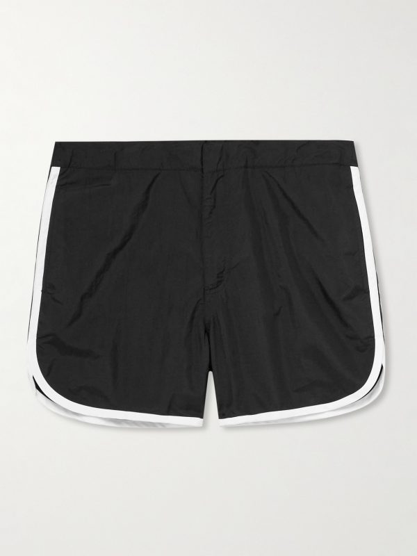Straight-Leg Mid-Length Swim Shorts Straight-Leg Mid-Length Swim Shorts