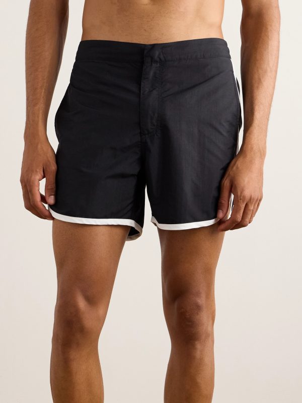Straight-Leg Mid-Length Swim Shorts - OU Straight-Leg Mid-Length Swim Shorts - OU