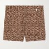 Straight-Leg Mid-Length Printed Swim Shorts