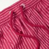 Straight-Leg Mid-Length Striped Seersucker Swim Shorts - CU Straight-Leg Mid-Length Striped Seersucker Swim Shorts - CU