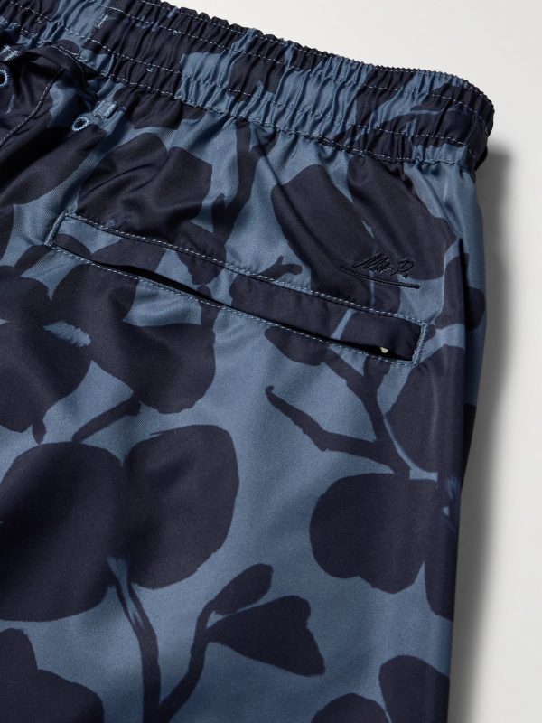 Straight-Leg Mid-Length Floral-Print Swim Shorts - CU Straight-Leg Mid-Length Floral-Print Swim Shorts - CU
