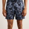 Straight-Leg Mid-Length Floral-Print Swim Shorts - OU Straight-Leg Mid-Length Floral-Print Swim Shorts - OU