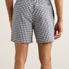 Gingham Seersucker Swim Shorts - BK Gingham Seersucker Swim Shorts - BK