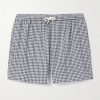 Gingham Seersucker Swim Shorts Gingham Seersucker Swim Shorts