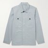Garment-Dyed Cotton and Linen-Blend Twill Overshirt Garment-Dyed Cotton and Linen-Blend Twill Overshirt