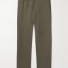 Edward Straight-Leg Waffle-Knit Organic Cotton Suit Trousers Edward Straight-Leg Waffle-Knit Organic Cotton Suit Trousers