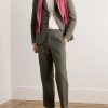 Edward Straight-Leg Waffle-Knit Organic Cotton Suit Trousers - OU Edward Straight-Leg Waffle-Knit Organic Cotton Suit Trousers - OU