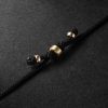 Thunderbird 14-Karat Gold, Enamel and Cord Pendant Necklace - BK