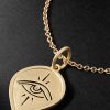 Eye Burst 14-Karat Gold Diamond Pendant Necklace - CU