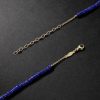 Prayer Box 14-Karat Gold Lapis Lazuli Beaded Necklace - BK Prayer Box 14-Karat Gold Lapis Lazuli Beaded Necklace - BK