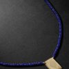 Prayer Box 14-Karat Gold Lapis Lazuli Beaded Necklace Prayer Box 14-Karat Gold Lapis Lazuli Beaded Necklace