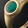 Gold Malachite Signet Ring - CU Gold Malachite Signet Ring - CU