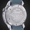 Waterman Apex II Automatic Chronograph 43mm Stainless Steel and Rubber Watch, Ref. No. W-APEXII-HBR-S - BK Waterman Apex II Automatic Chronograph 43mm Stainless Steel and Rubber Watch, Ref. No. W-APEXII-HBR-S - BK
