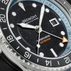 Waterman Apex II Automatic Chronograph 43mm Stainless Steel and Rubber Watch, Ref. No. W-APEXII-HBR-S - CU Waterman Apex II Automatic Chronograph 43mm Stainless Steel and Rubber Watch, Ref. No. W-APEXII-HBR-S - CU