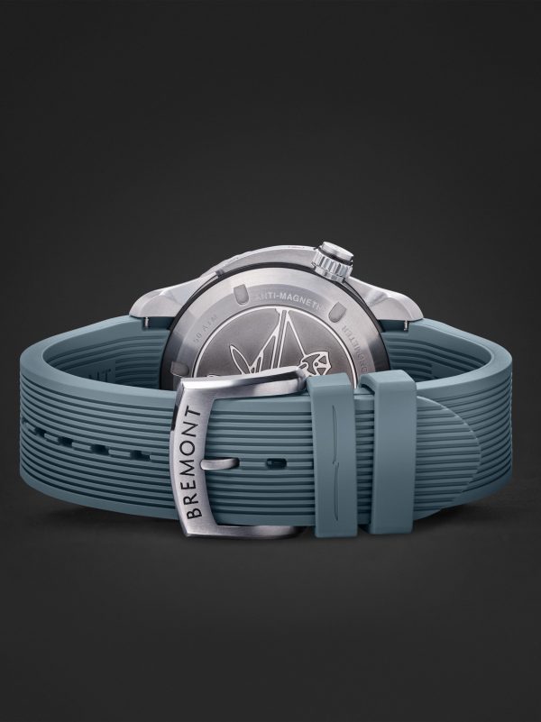 Waterman Apex II Automatic Chronograph 43mm Stainless Steel and Rubber Watch, Ref. No. W-APEXII-HBR-S - E2 Waterman Apex II Automatic Chronograph 43mm Stainless Steel and Rubber Watch, Ref. No. W-APEXII-HBR-S - E2