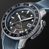 Waterman Apex II Automatic Chronograph 43mm Stainless Steel and Rubber Watch, Ref. No. W-APEXII-HBR-S - FR Waterman Apex II Automatic Chronograph 43mm Stainless Steel and Rubber Watch, Ref. No. W-APEXII-HBR-S - FR