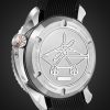 Supermarine S502 Automatic GMT 43mm Stainless Steel and Rubber Watch, Ref. No. S502-BK-R-S - BK Supermarine S502 Automatic GMT 43mm Stainless Steel and Rubber Watch, Ref. No. S502-BK-R-S - BK