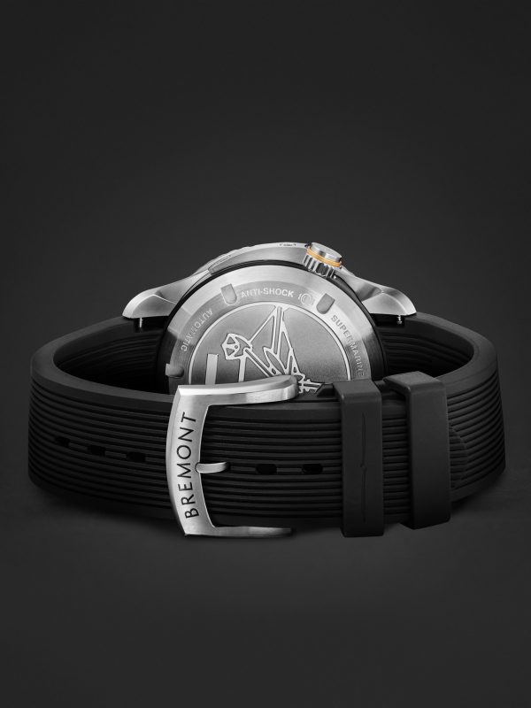 Supermarine S502 Automatic GMT 43mm Stainless Steel and Rubber Watch, Ref. No. S502-BK-R-S - E2 Supermarine S502 Automatic GMT 43mm Stainless Steel and Rubber Watch, Ref. No. S502-BK-R-S - E2
