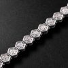 Hexagon XXLarge 18-Karat White Gold Diamond Bracelet - CU Hexagon XXLarge 18-Karat White Gold Diamond Bracelet - CU