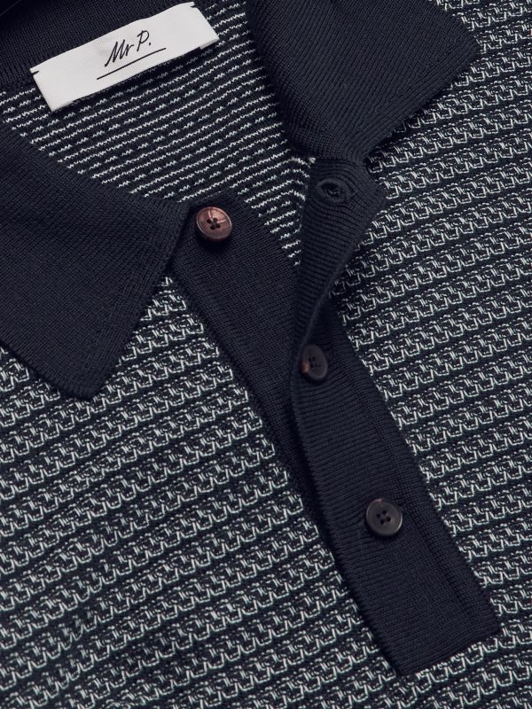 Cotton and Silk-Blend Polo Shirt - CU