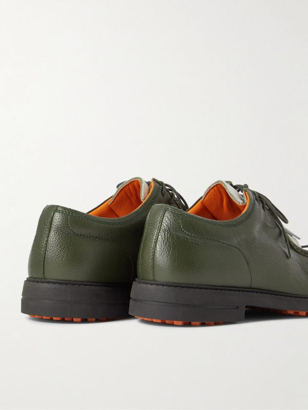 Golf Fringed Full-Grain Leather Shoes - BK