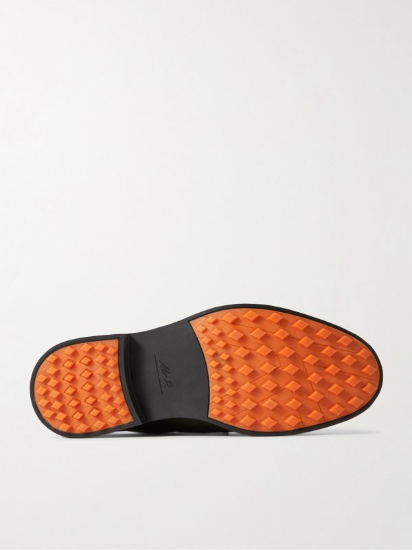 Golf Fringed Full-Grain Leather Shoes - E1