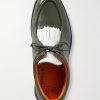 Golf Fringed Full-Grain Leather Shoes - E2