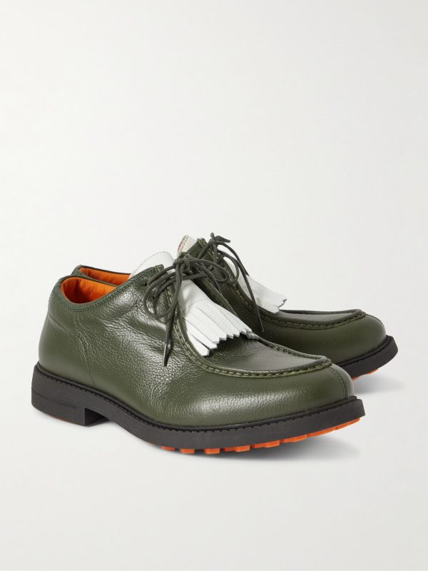 Golf Fringed Full-Grain Leather Shoes - FR