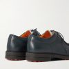Golf Fringed Full-Grain Leather Shoes - BK